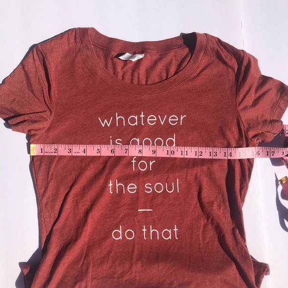 NWOT Inspirational Quote T-Shirt Graphic Tee S/M - Picture 4 of 5